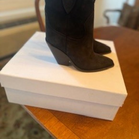 ISABEL MARANT SUEDE BOOTS - Picture 2 of 7
